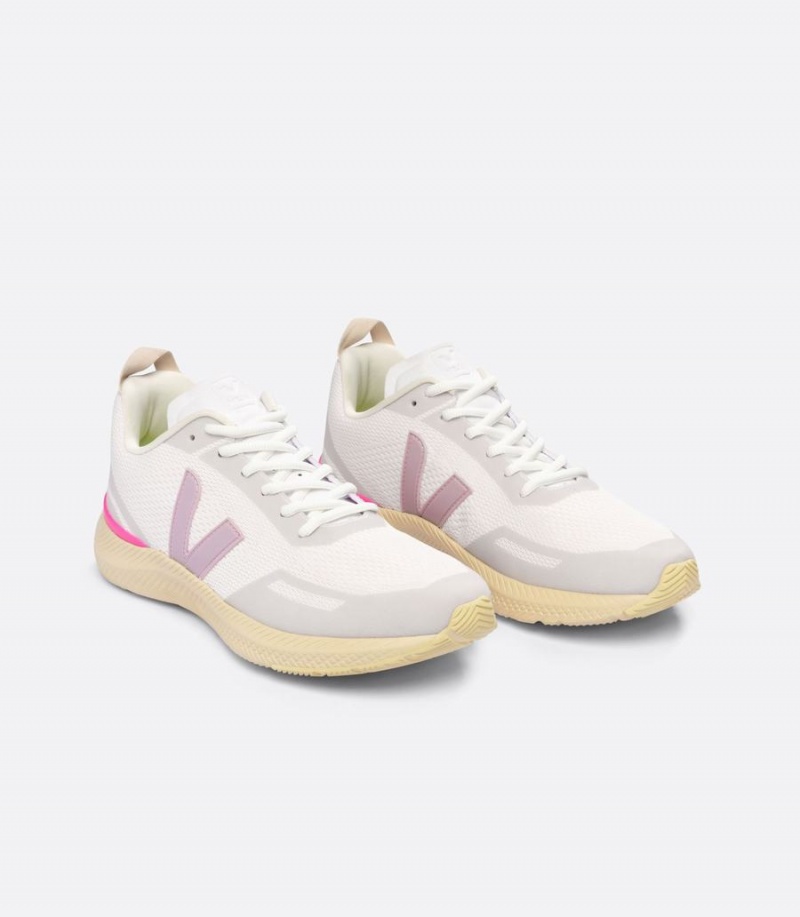 Veja Impala Engineered-mesh Glaze Parme Női Futócipő Fehér Lila | GAF352FL