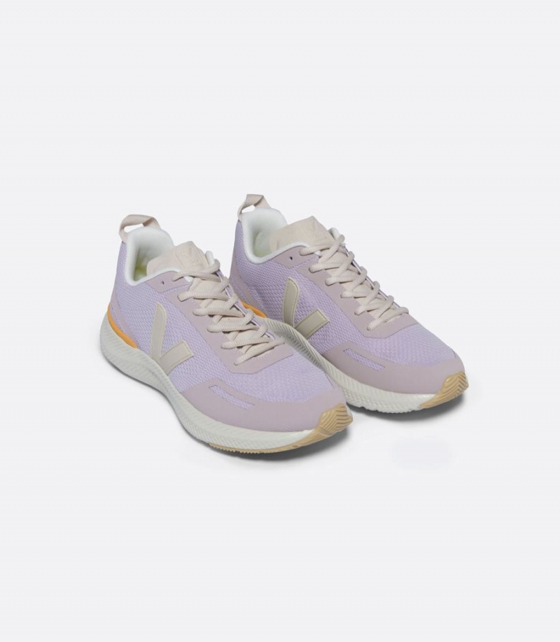 Veja Impala Engineered-mesh Parme Sable Női Futócipő Lila Fehér | PLI4276PT