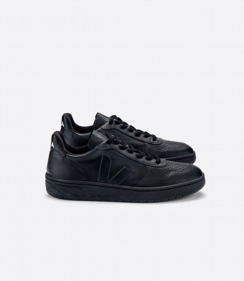 Veja V-10 Cwl Sole Női Rövidszárú Tornacipő Fekete | WFG929WS